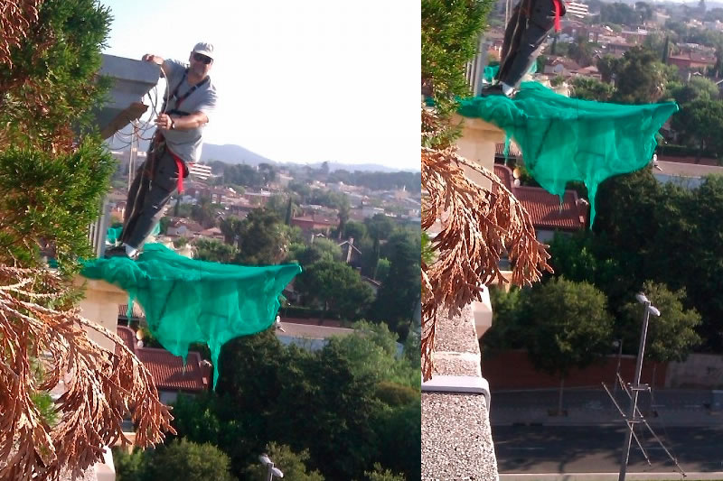 Trabajos verticales fachada de Insalga Instalaciones y reparaciones Trabajos verticales fachada de Insalga Instalaciones y reparaciones